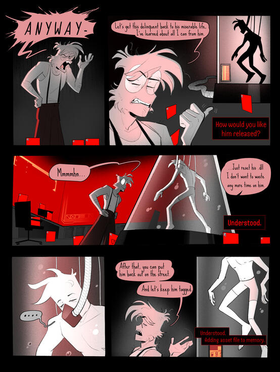 Your Boyfriend Game erotic horror fancomic dark romance yandere adult
