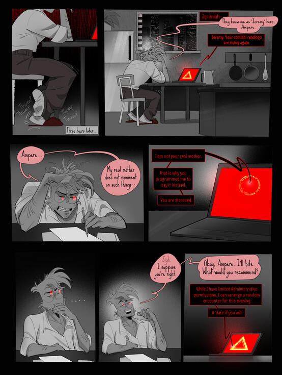 Your Boyfriend Game erotic horror fancomic dark romance yandere adult